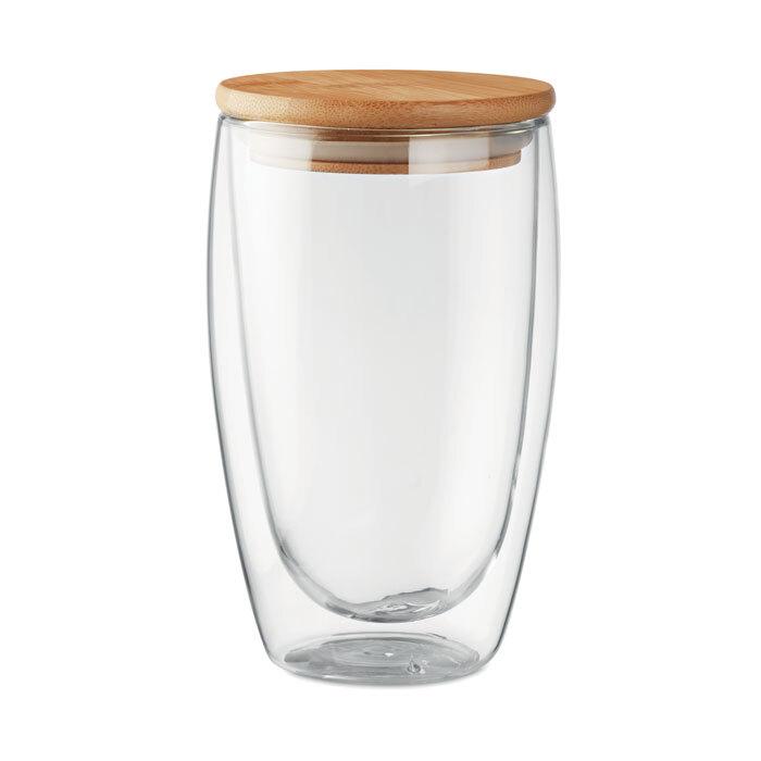 GiftRetail MO9721 - TIRANA LARGE Double wall  glass 450 ml