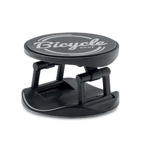GiftRetail MO9760 - DOT Round phone holder Black