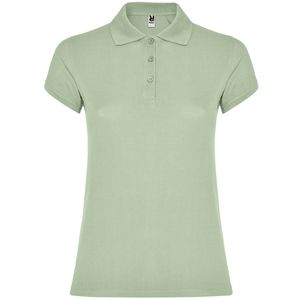 Roly PO6634 - STAR WOMAN Short-sleeve polo shirt for women MIST GREEN
