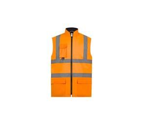 Yoko YK005 - Hi vis premier railway pull-apart waistcoat (HVW118) Hi Vis Orange