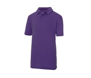 Just Cool JC040J - Breathable children's polo shirt Purple