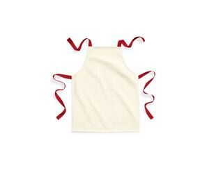 Westford mill WM362 - Child's apron 100% cotton Natural/Classic Red