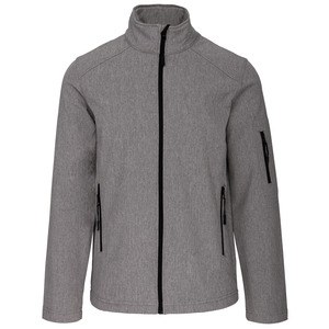 Kariban K402 - KIDS' SOFTSHELL JACKET Marl Grey