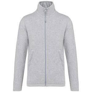 Kariban K911 - FALCO - ZIP THROUGH MICRO FLEECE JACKET Ash Heather