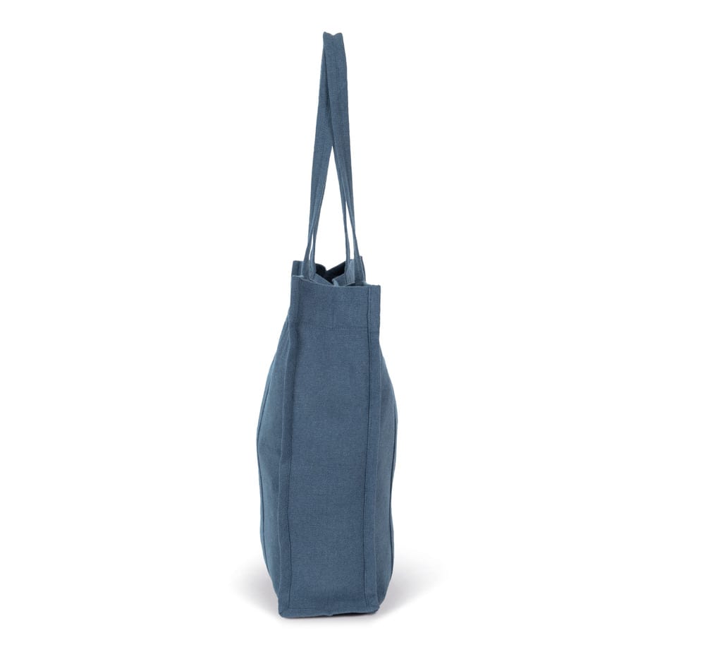 Kimood KI5207 - Hand-woven canvas shopping bag