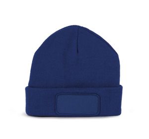 K-up KP894 - Beanie with patch and Thinsulate lining Royal Blue