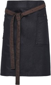 Premier PR135 - Division Waist Apron Indigo / Brown Denim