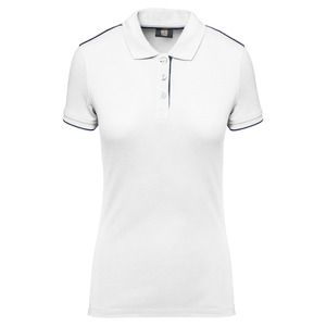 WK. Designed To Work WK271 - Ladies short-sleeved contrasting DayToDay polo shirt