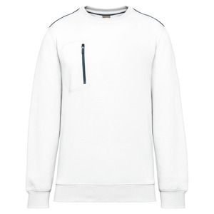 WK. Designed To Work WK403 - Unisex DayToDay contrasting zip pocket sweatshirt