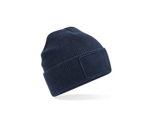 BEECHFIELD BF540 - REMOVABLE PATCH THINSULATE™ BEANIE French Navy