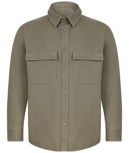 Front Row FR054 - Drill overshirt Khaki