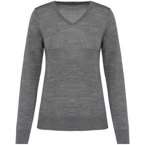 Kariban Premium PK911 - Ladies V-neck merino jumper