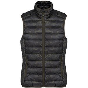 Kariban K6114 - Ladies' lightweight sleeveless down jacket Jungle Camo