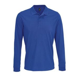 SOL'S 03983 - Prime Lsl Unisex Long Sleeve Polycotton Polo Shirt Royal Blue