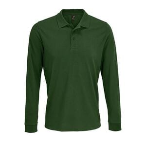 SOL'S 03983 - Prime Lsl Unisex Long Sleeve Polycotton Polo Shirt Bottle Green