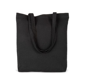Kimood KI5808 - Tote bag in recycled "K-loop project” cotton Black Jhoot