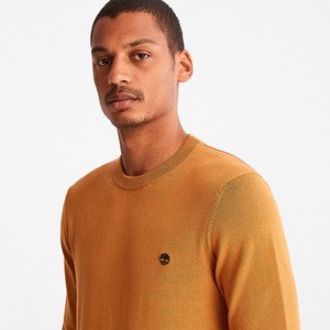 Timberland TB0A2BMM - Williams River crew neck organic cotton jumper Wheat Boot