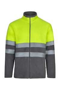 Velilla 301503 - HV TWO-TONE FLEECE JACKET GREY/HI-VIS YELLOW