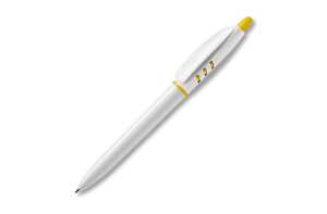 TopPoint LT80920 - Ball pen S30 hardcolour White/Yellow