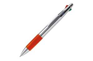 TopPoint LT87226 - Ball pen 4 colours Silver/ Red