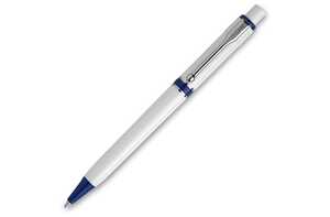 TopPoint LT87520 - Ball pen Raja hardcolour WHITE / DARK BLUE