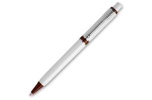 TopPoint LT87520 - Ball pen Raja hardcolour White/Dark Red