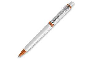 TopPoint LT87520 - Ball pen Raja hardcolour White / Orange