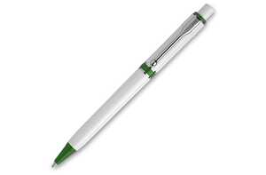 TopPoint LT87520 - Ball pen Raja hardcolour White/ Green