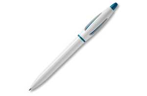 TopPoint LT87546 - Ball pen S! hardcolour White/Blue