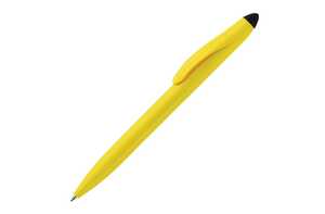 TopPoint LT87694 - Ball pen Touchy stylus hardcolour Yellow / Black