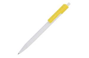 TopPoint LT87877 - Ball pen Kuma hardcolour White/Yellow