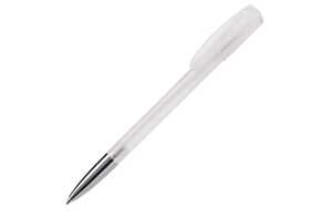 TopPoint LT87955 - Deniro ball pen metal tip frosty Frosted White
