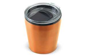 TopPoint LT98763 - Double walled coffee mug metallic 180ml Orange
