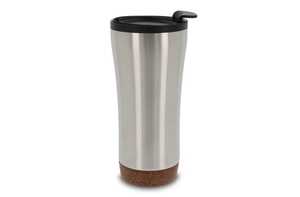 TopPoint LT98848 - Double walled tumbler cork base 480ml Silver