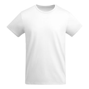 Roly CA6698 - BREDA Tubular short-sleeve t-shirt in OCS certified organic cotton White
