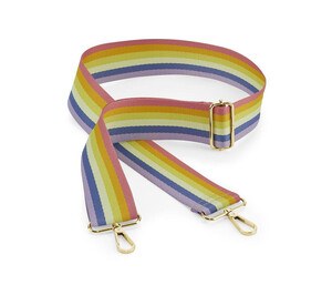 BAG BASE BG765 - BOUTIQUE ADJUSTABLE BAG STRAP Rainbow