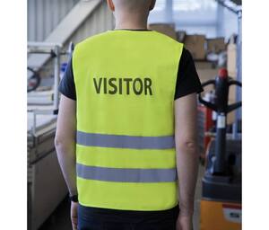 KORNTEX KX230 - Safety vest with print : Visitor or Security Visitor