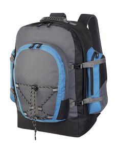 Shugon SH1797 - Monte Rosa Classic Travel Rucksack Dark Grey/Black/Petrol