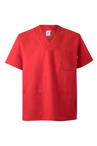 Velilla 589 - SCRUB TOP Coral Red