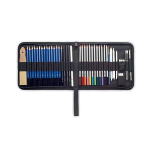 GiftRetail MO2054 - GENUINE 40 piece art set in case