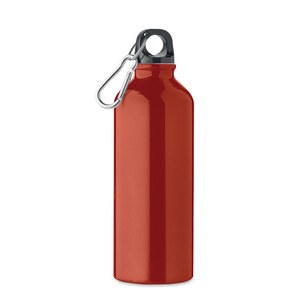 GiftRetail MO2062 - REMOSS Recycled aluminium bottle 500ml Red