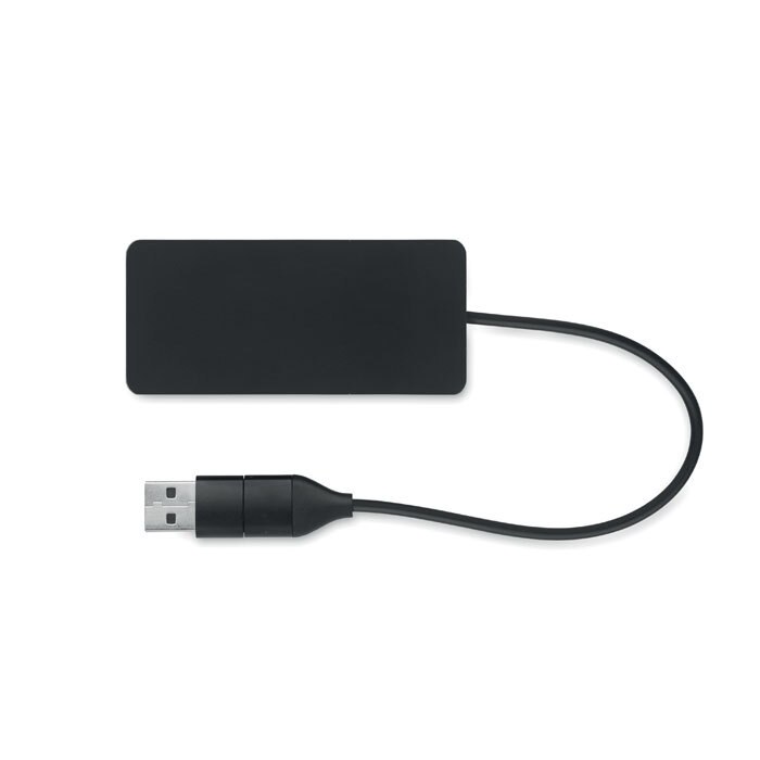 GiftRetail MO2142 - HUB-C 3 port USB hub with 20cm cable