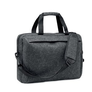 GiftRetail MO2165 - PLANA 15 inch RPET felt laptop bag Dark Grey