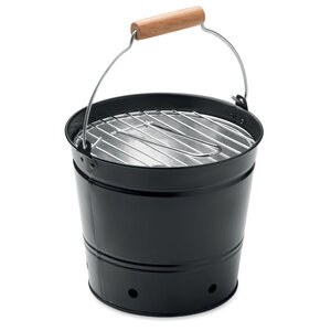 GiftRetail MO2192 - BBQTRAY Portable bucket barbecue Black