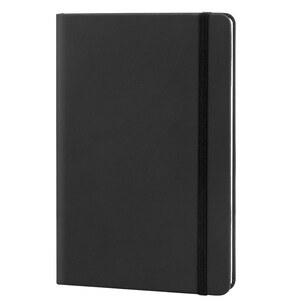 EgotierPro 30083 - A5 PU Cover Notebook with Elastic Band LUXE