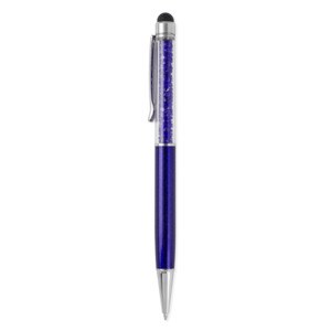 EgotierPro 33584 - Aluminum Pen with Touchscreen Pointer & Diamonds DIAMONDS