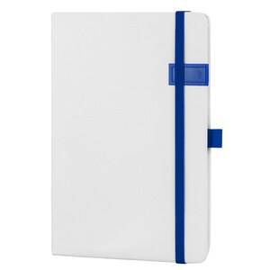 EgotierPro 38509 - A5 Notebook with PU Cover, USB 16GB STOCKER Blue