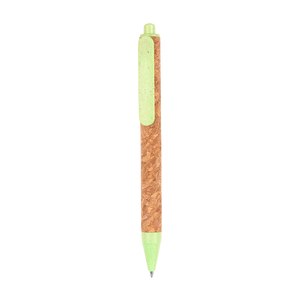 EgotierPro 50014 - Cork Body Pen with Wheat Fiber Parts SWEDEN Green
