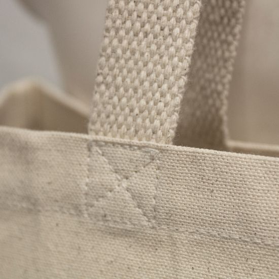 EgotierPro 50608 - Fairtrade Cotton Bag with Long Handles PHELT