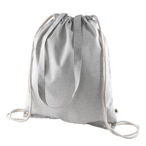 EgotierPro 50542 - Recycled Cotton Backpack 140gr/m2 WATERFALL